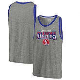 New York Giants NFL Pro Line by Fanatics Branded Throwback Collection Season Ticket Tri-Blend Tank Top - Heathered Gray,baseball caps,new era cap wholesale,wholesale hats